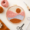 Sunset Punch Needle Kit - For Beginners