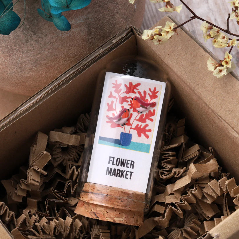 Attic Creations 'Flower Market' Robin Earrings