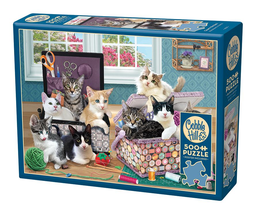 Cobble Hill 'Crafty Kittens' 500 Piece Puzzle