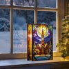 Light up Stained Glass Church Tabletop