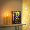 Light up Stained Glass Church Tabletop