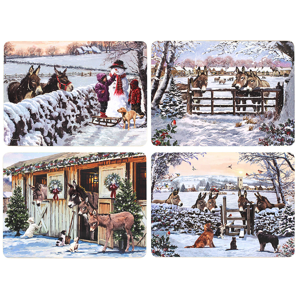 Christmas Donkey Placemats