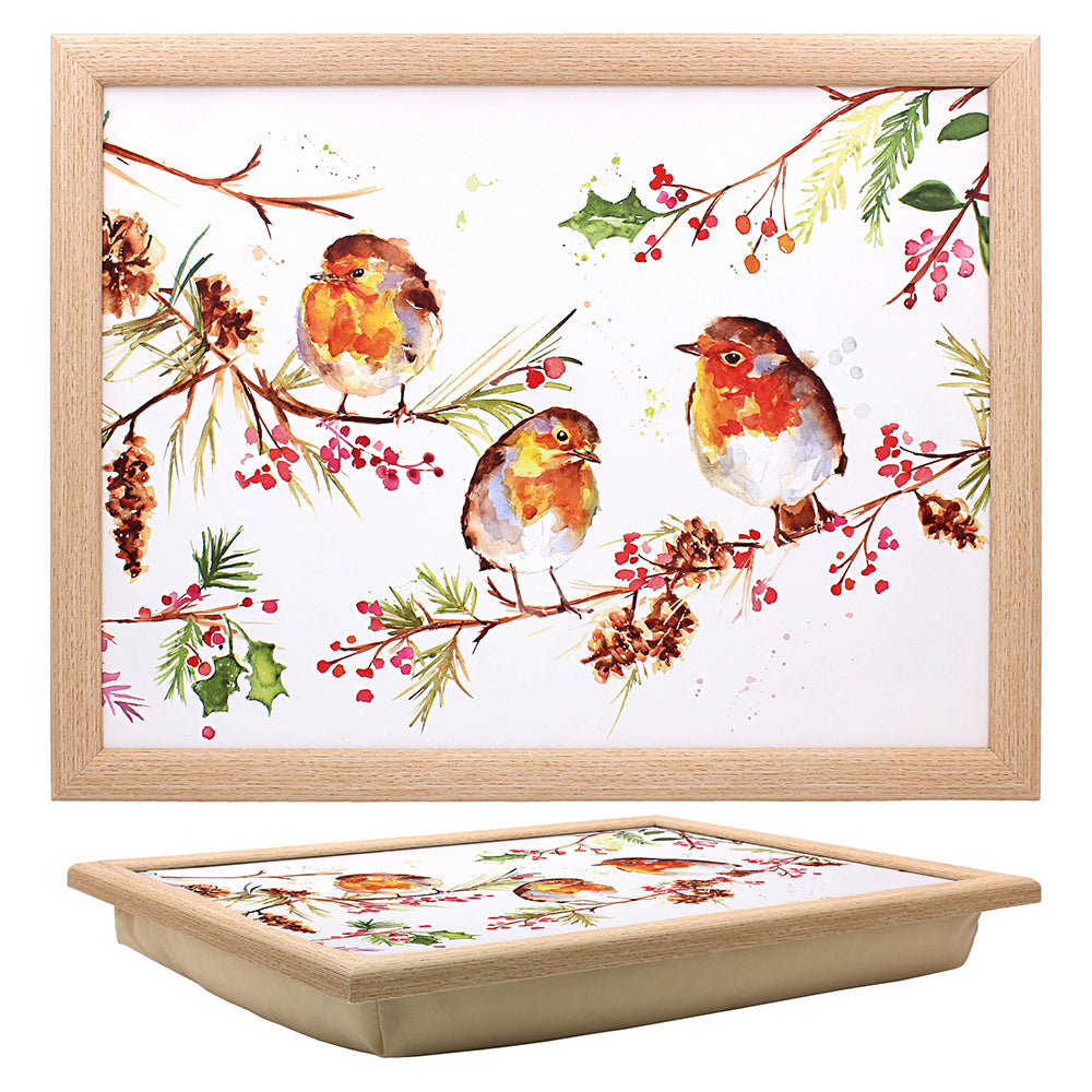 Winter Robins Laptray