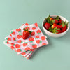 Strawberry Gingham Napkins