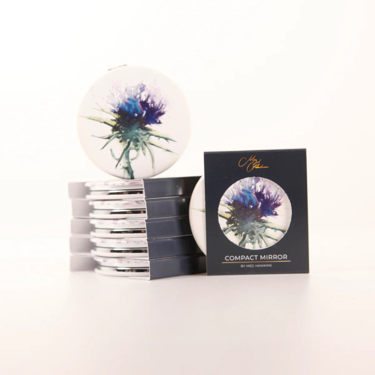 Thistle Compact Mirror