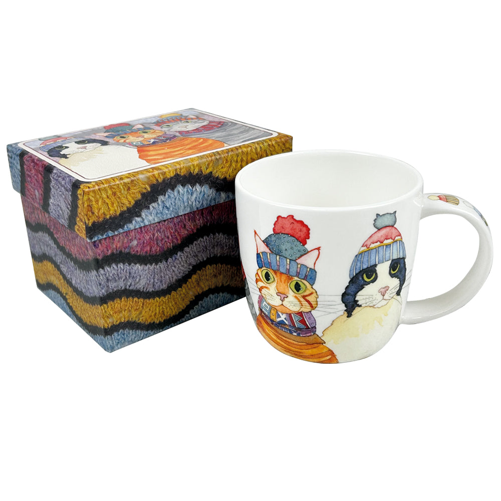Cats in Hats Bone China Mug