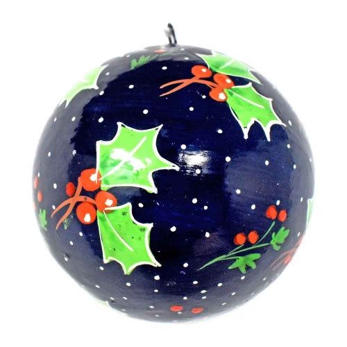 Repeat Pattern Holly Bauble