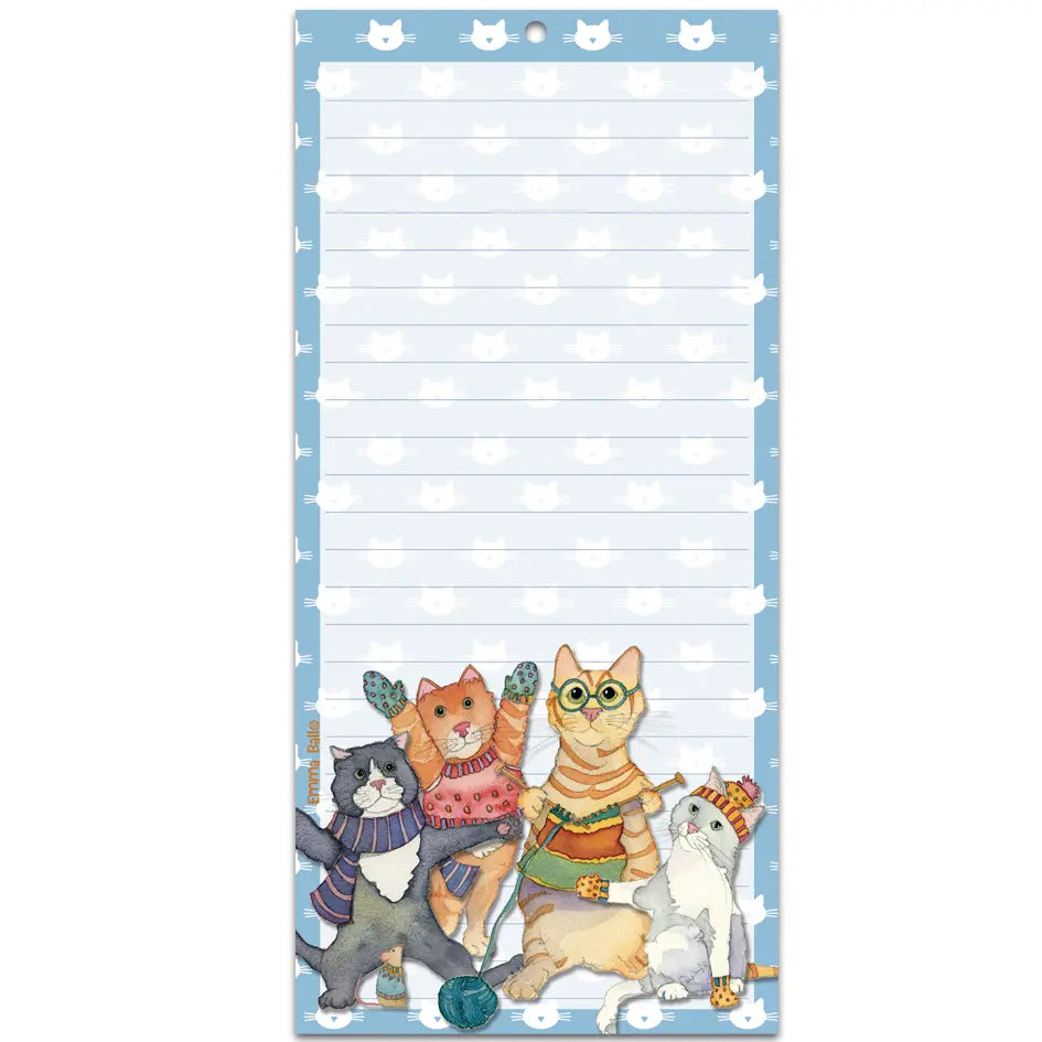 Kittens in Mittens Magnetic Notepad