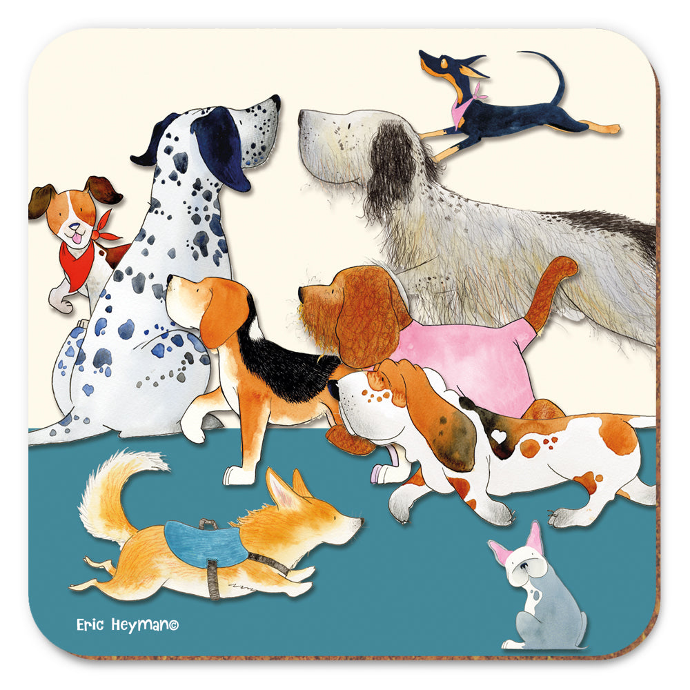 Paw Club Coaster - Blue