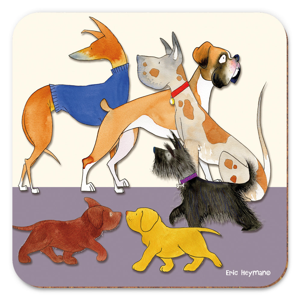 Paw Club Coaster - Purple