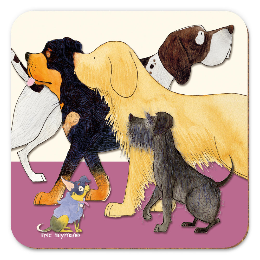 Paw Club Coaster - Pink