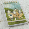 Felted Sheep Mini Spiral Notepad