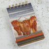 Highland Coo Mini Spiral Pad