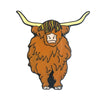 Highland Coo Pin Badge