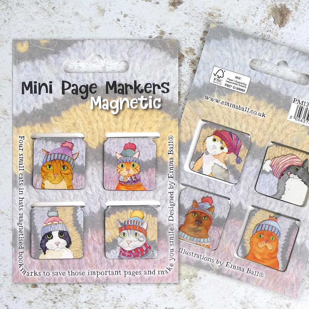 Cats in Hats Page Markers