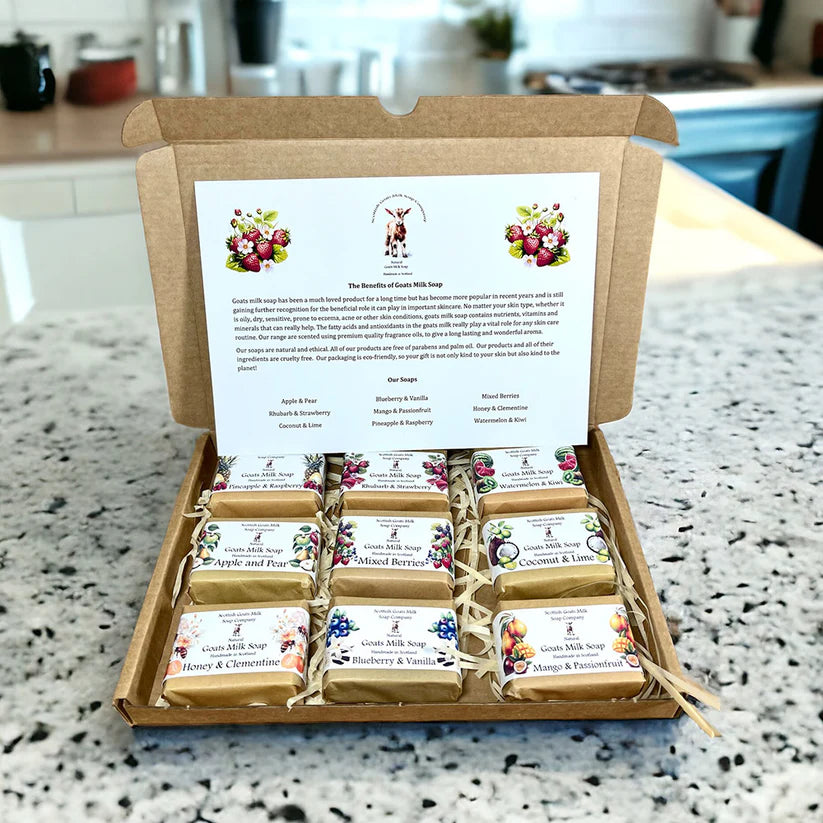 Scottish Goats Milk Soap Guest Sized Gift Box
