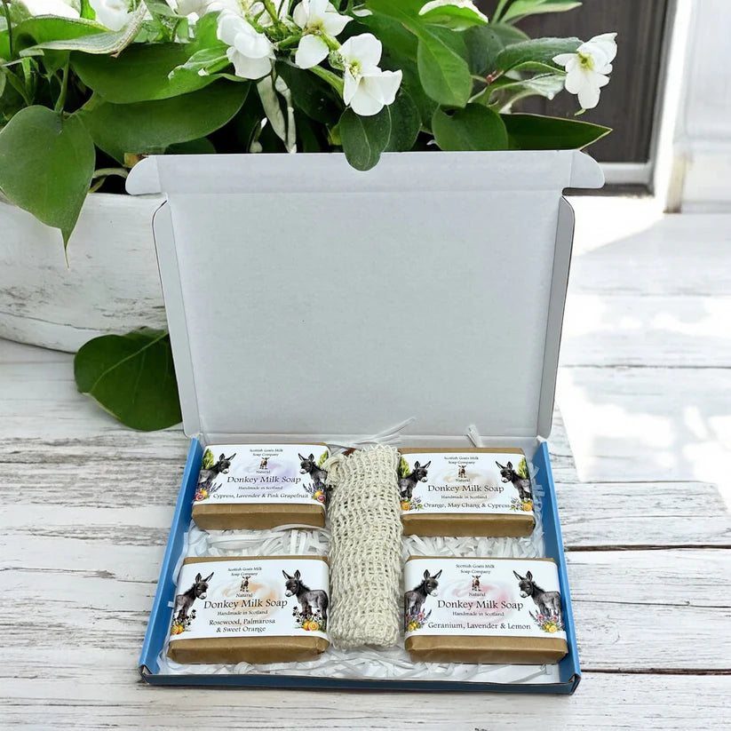 Donkey Milk Soap - Gift Box of 4