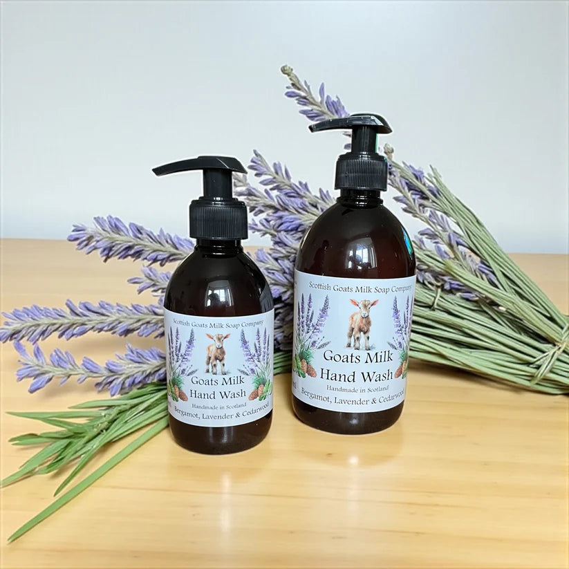 Goats Milk Hand Wash - Bergamot, Lavender & Cederwood