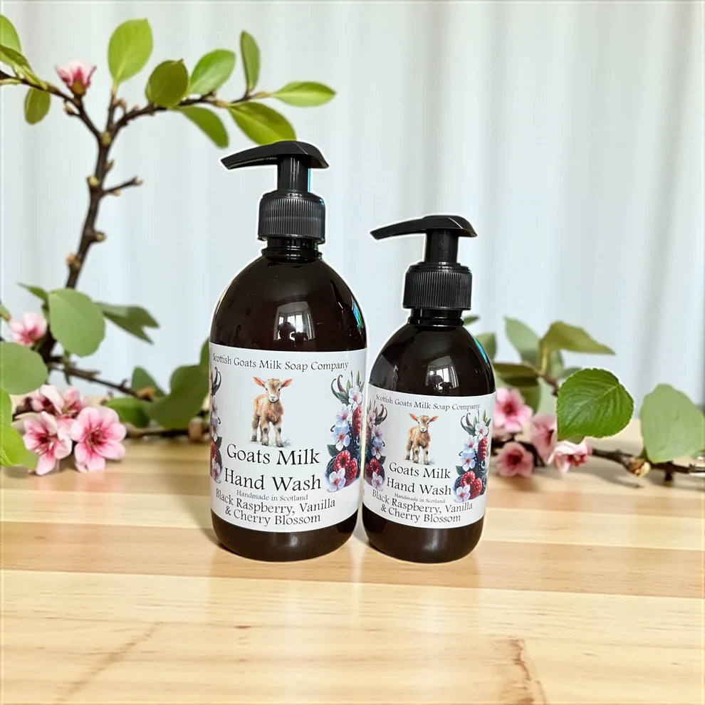 Goats Milk Hand Wash - Black Raspberry, Vanilla & Cherry Blossom