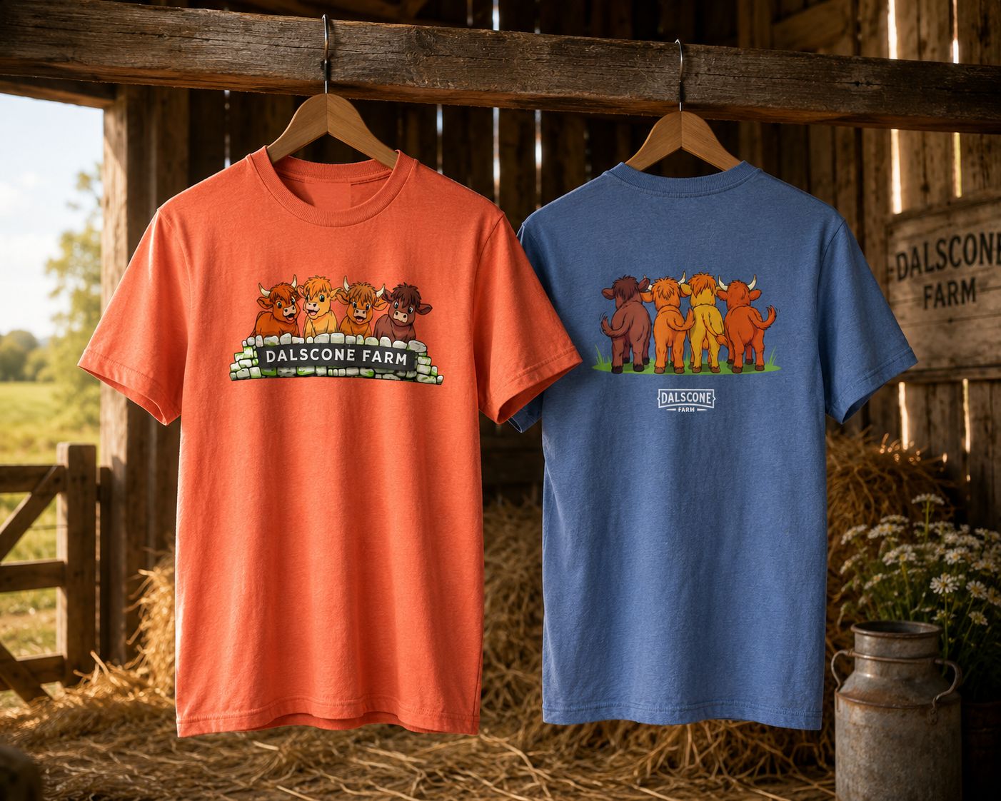 Dalscone Children's Highland Calves T-Shirt *PRESALE - SHIPPING W/C 25TH MAY*
