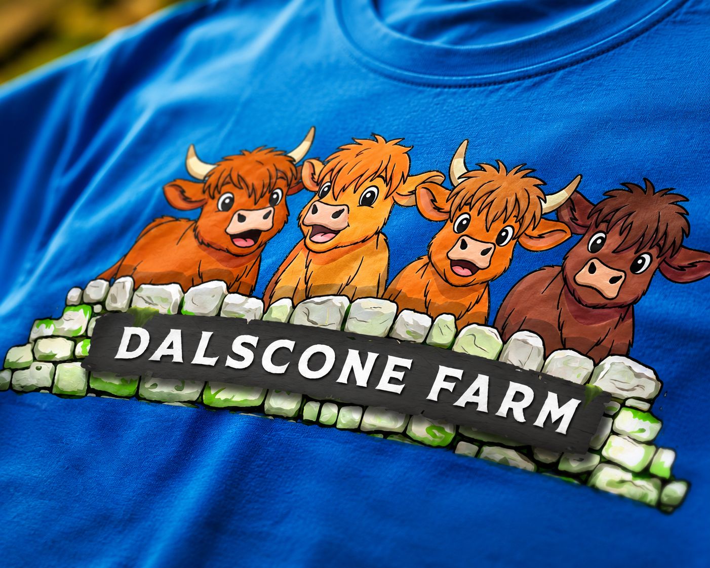 Dalscone Children's Highland Calves T-Shirt *PRESALE - SHIPPING W/C 25TH MAY*