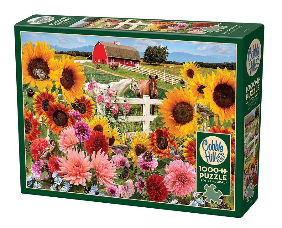 Cobble Hill 'Sunflower Farm' 1000 Piece Puzzle