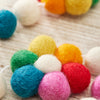 Felt Rainbow Flower Garland