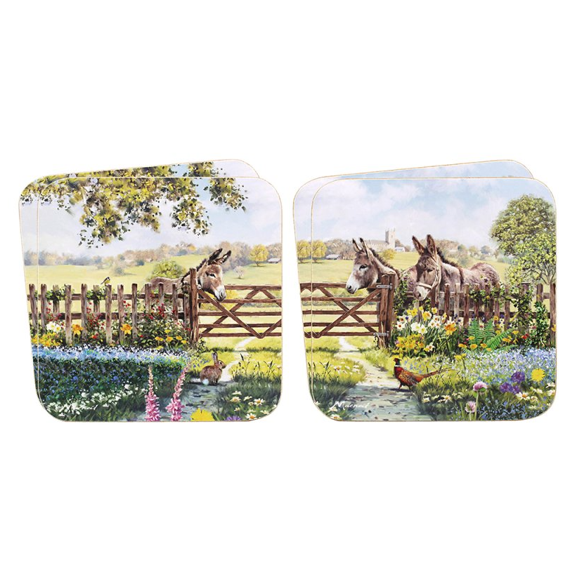 Donkey Farm Coaster Set
