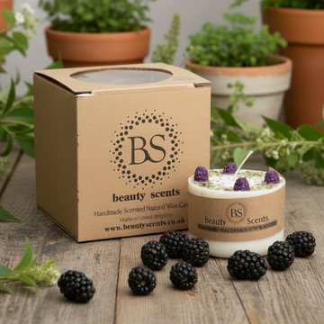 Muscat Grape Soy Wax Candle with Blackberries