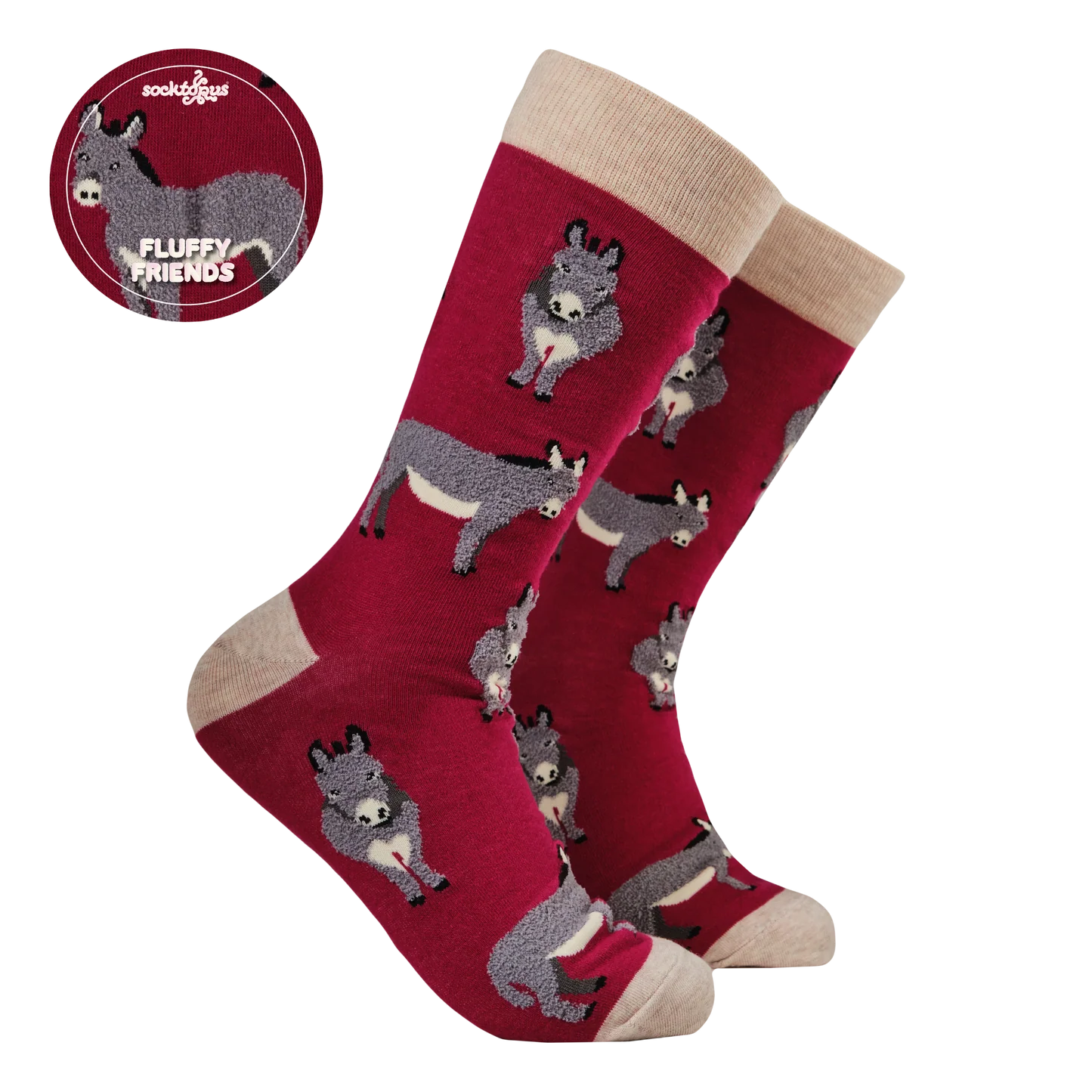 Fluffy Donkey Socks
