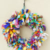 Recycled Sari Wreath