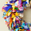 Recycled Sari Wreath