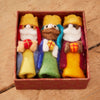 Namaste Three Wise Men Felt Ornament