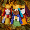 Namaste Three Wise Men Felt Ornament