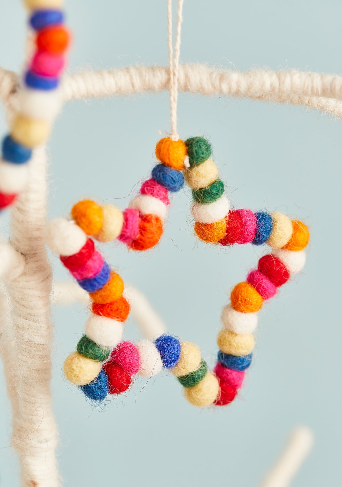 Mini Felt Ball Decoration