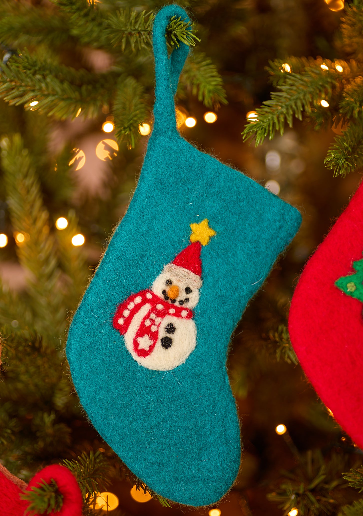 Namaste Felt Character Mini Stockings
