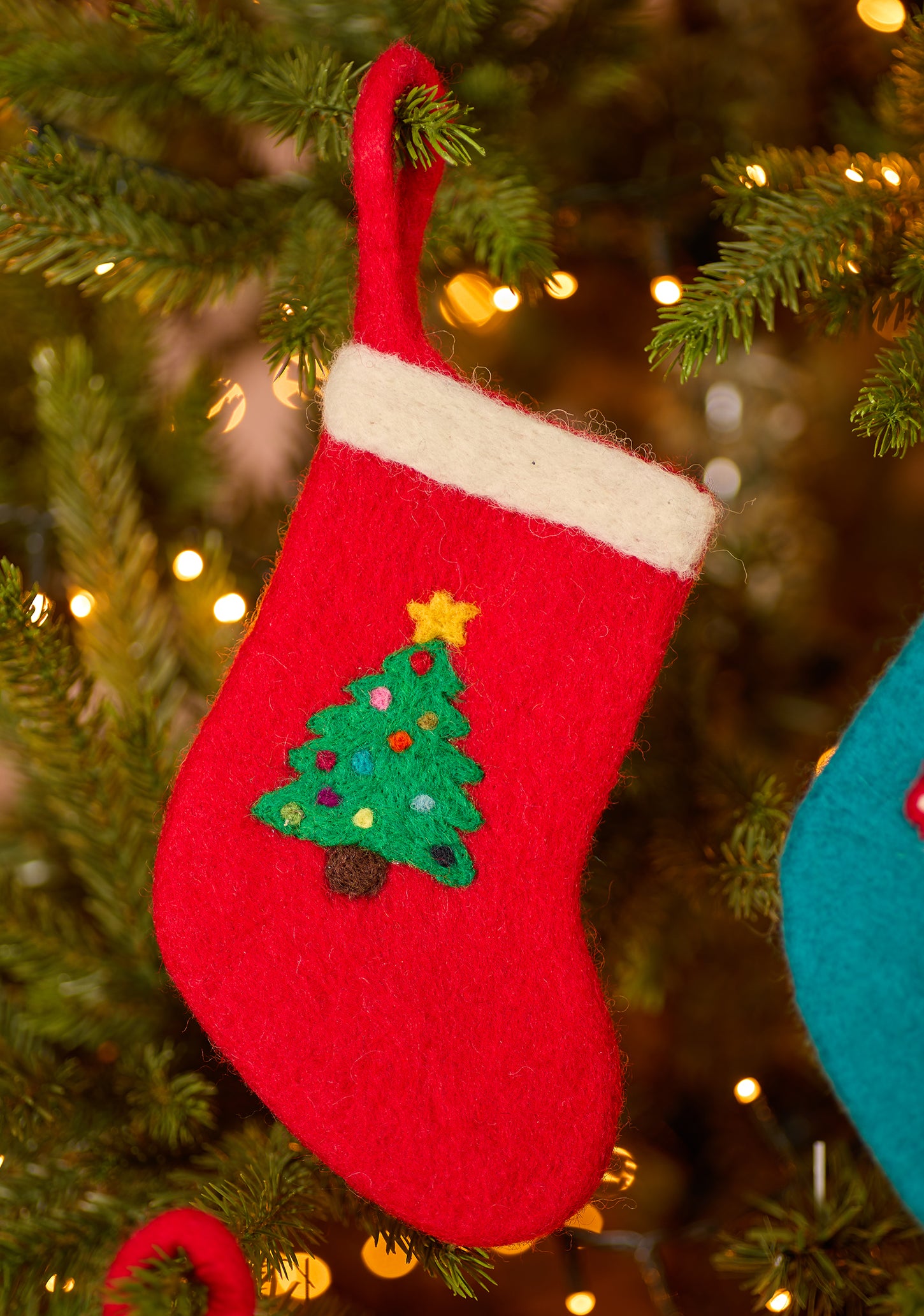 Namaste Felt Character Mini Stockings