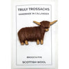 Truly Trossachs Highland Cow Brooch