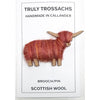 Truly Trossachs Highland Cow Brooch