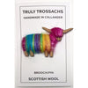 Truly Trossachs Highland Cow Brooch