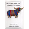 Truly Trossachs Highland Cow Brooch