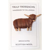 Truly Trossachs Highland Cow Brooch
