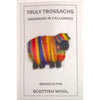 Truly Trossachs Woolly Sheep Brooch - Multi-Coloured