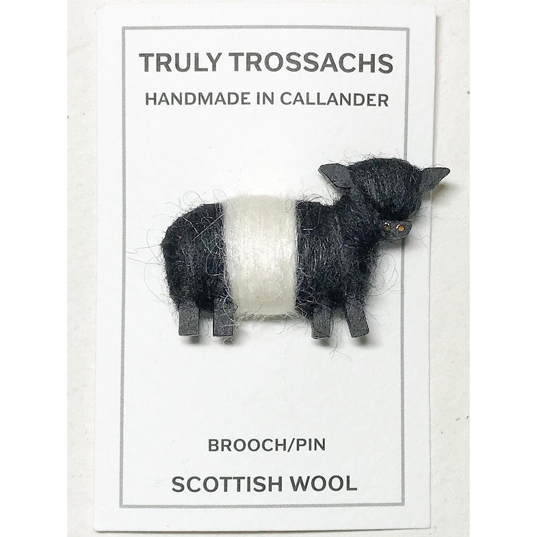 Truly Trossachs Belted Galloway Brooch