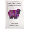 Truly Trossachs Woolly Sheep Brooch - Multi-Coloured