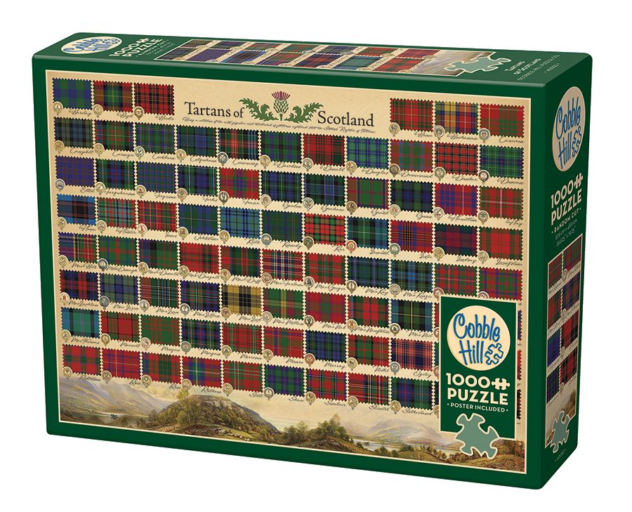 Cobble Hill 'Tartans of Scotland' 1000 Piece Puzzle