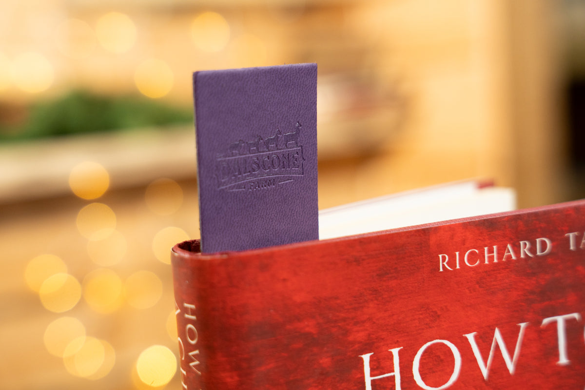 Dalscone Farm Velbond Leather Bookmark