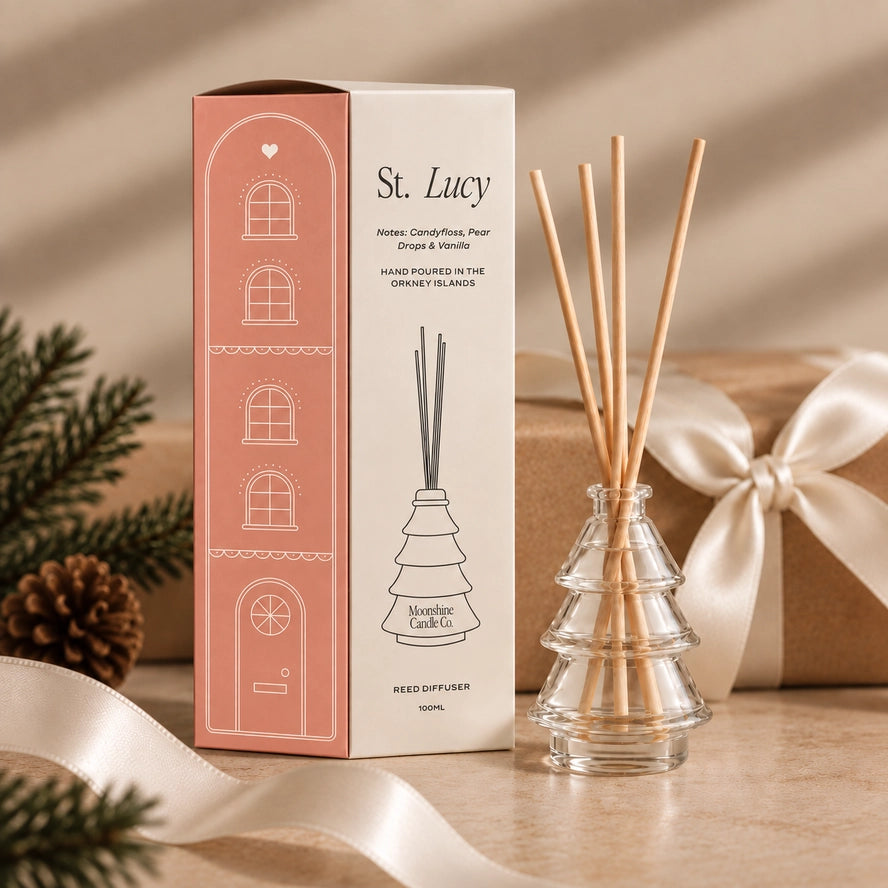 'St. Lucy' Snow Fairy' Inspired Reed Diffuser