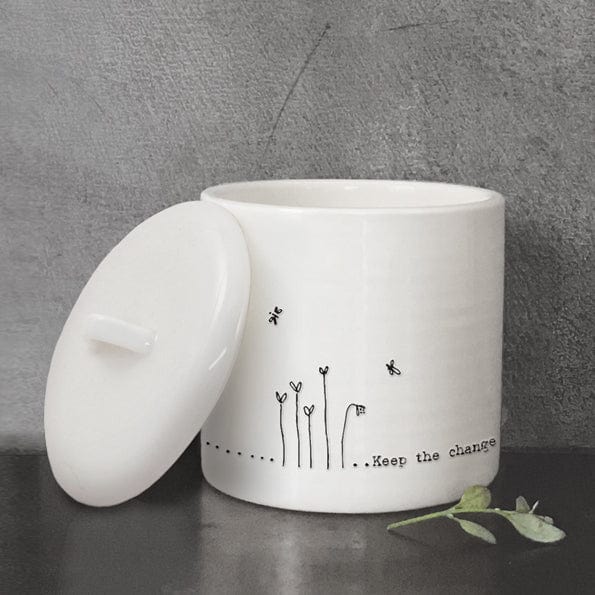 Keep the Change Wobbly Lidded Pot