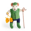 Farmer Mouse Felt Ornament
